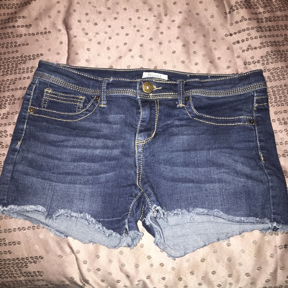 denim shorts